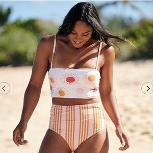 New Pink Chicken Courtney Takini Bathing suit set